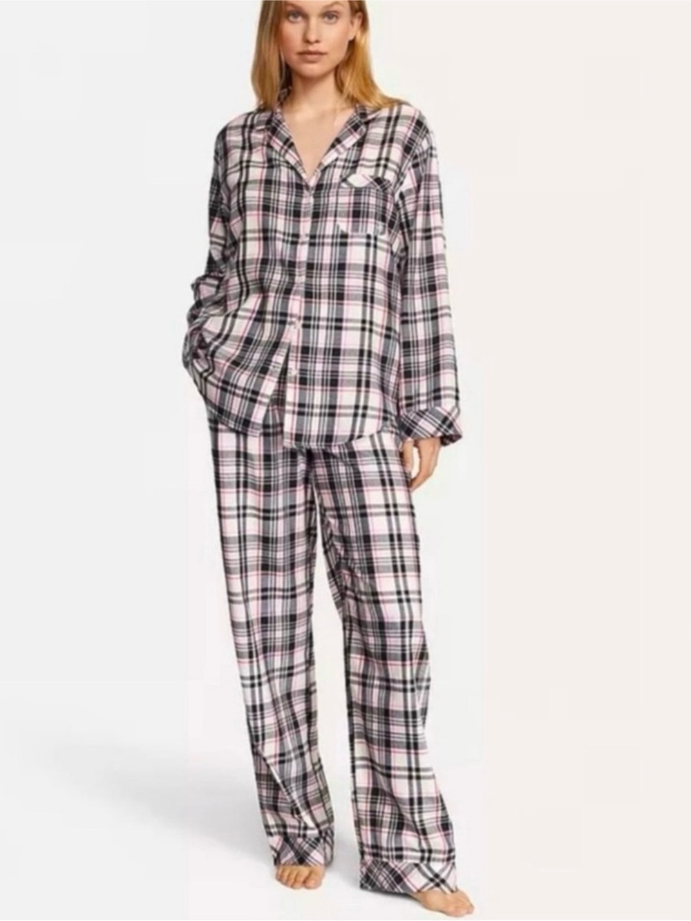 Victoria's Secret Flannel Size XL 2pc PJ Set (NWT)